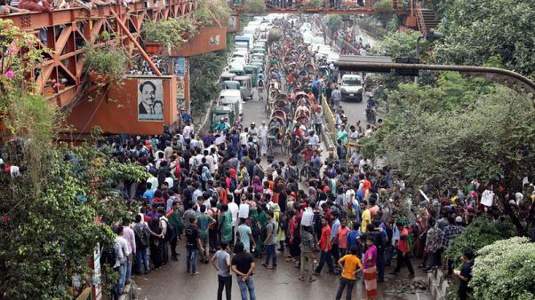 Bangladesh protests stir opposition hopes of revival before poll