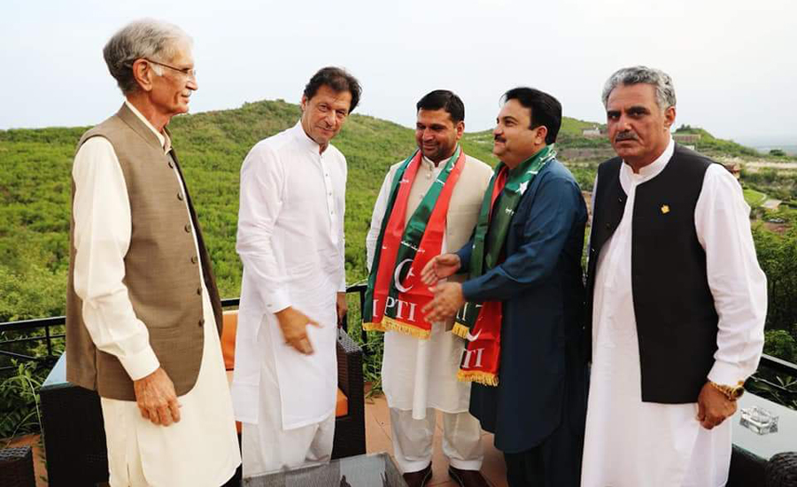 Three FATA senators join PTI ahead of presidential elections