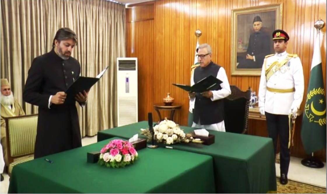 Ali Muhammad Khan takes oath as minister for state