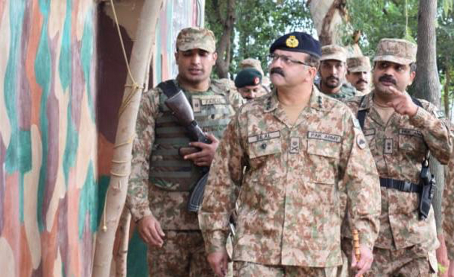 Commander Rawalpindi Corps Lt Gen Bilal Akbar visits sectors along LoC