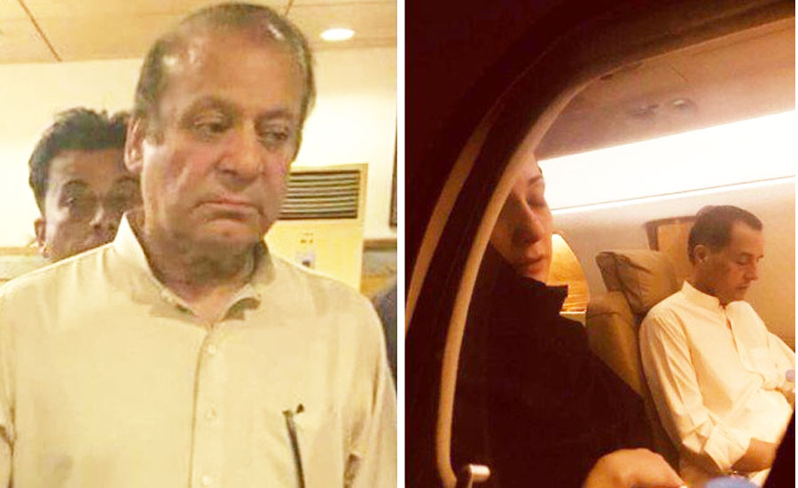 Nawaz, Maryam, Safdar released on parole to attend Kulsoom's funeral