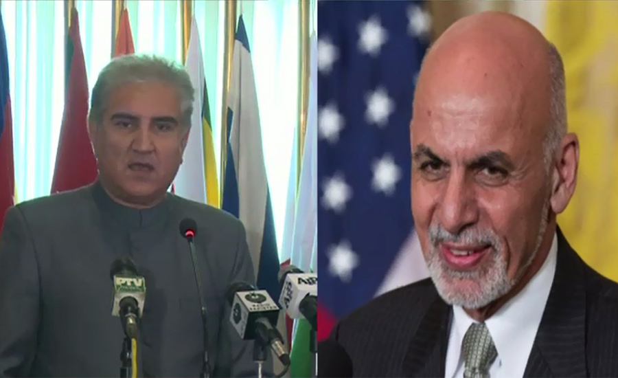 FM Shah Mahmood, Afghan president discuss terrorism, border fencing