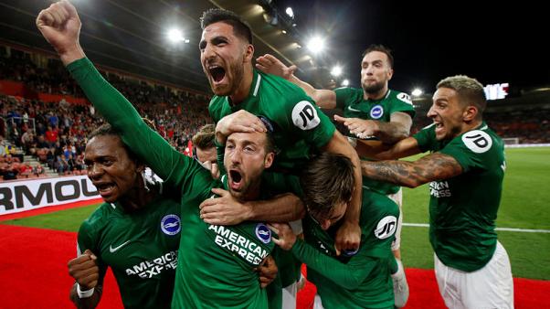 Late Murray penalty earns Brighton 2-2 draw at Southampton