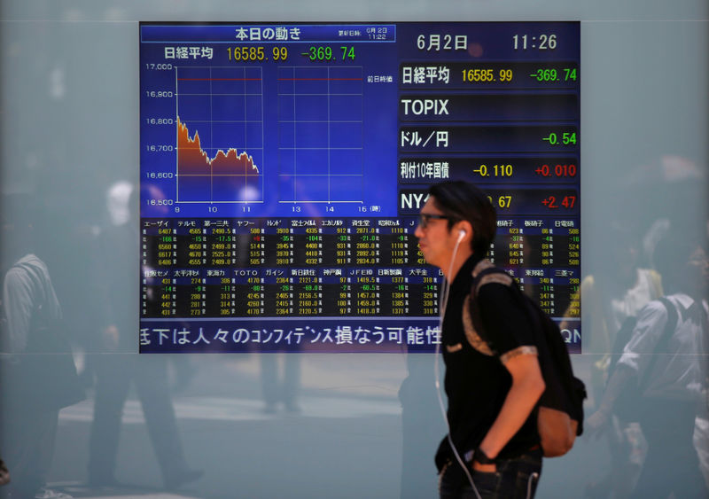 Asian shares extend losses on trade, emerging market anxiety