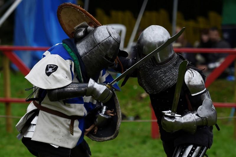 Irish village transformed into medieval battlefield