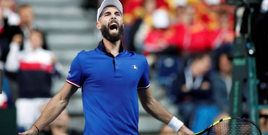 Paire, Pouille give France control in Davis Cup semi