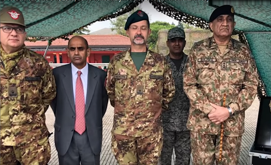 COAS Qamar Bajwa, Italian defence minister discuss security cooperation