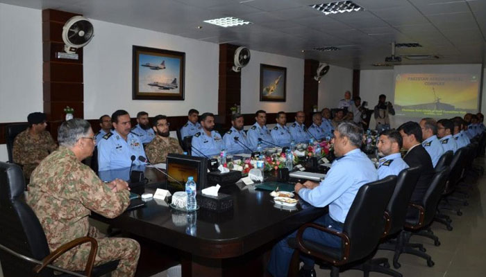 CJCSC visits Pakistan Aeronautical Complex in Kamra