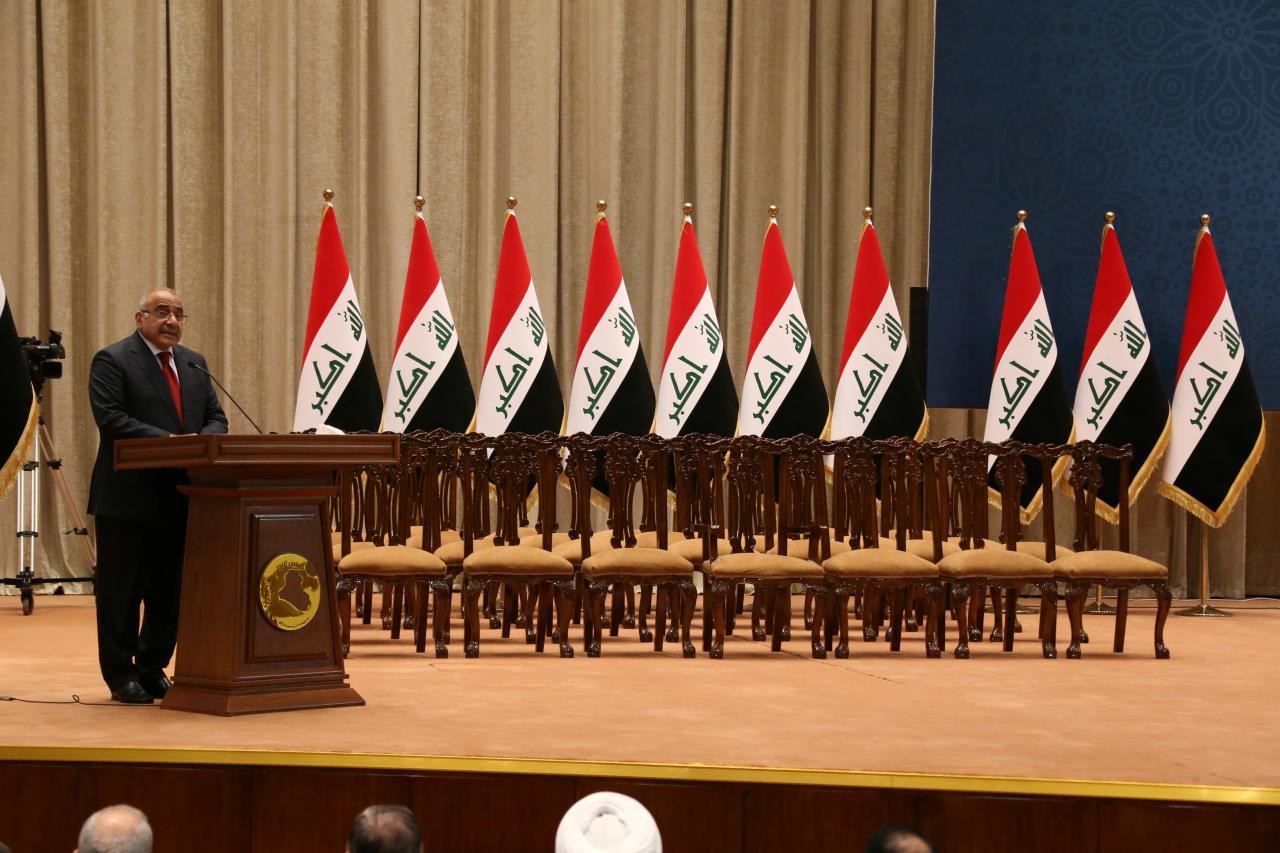 Iraq PM sworn with partial cabinet as lawmakers disagree