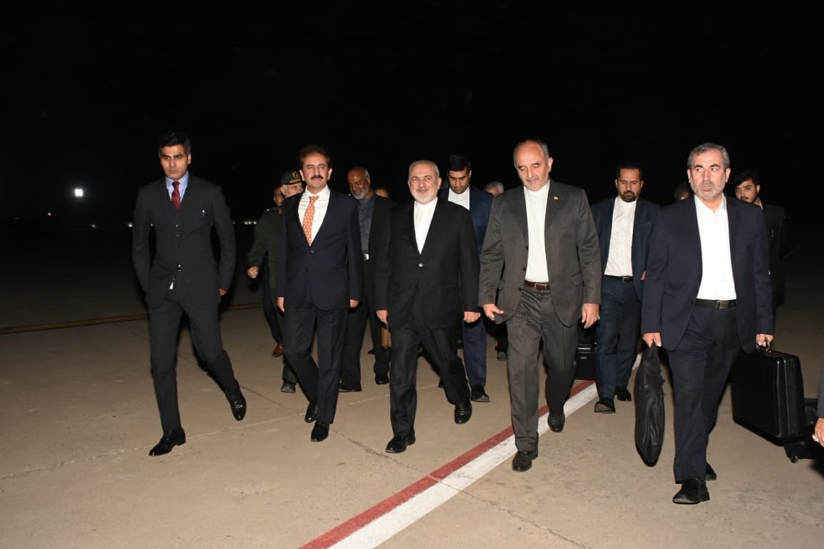 Iranian FM in Pakistan to hold talks with Pakistani leadership