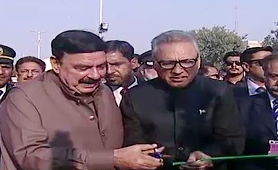 President Arif Alvi inaugurates Dhabeji Express in Karachi