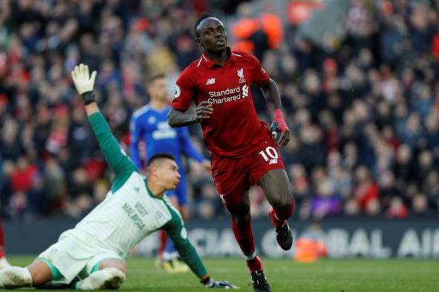 Mane and Salah fire Liverpool top, Bournemouth and Watford win