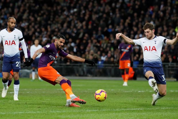 Footballer Mahrez seals points for Man City at Tottenham