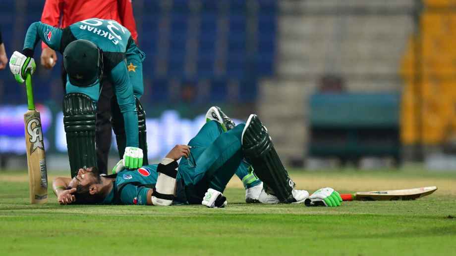 Imamul Haq taken for precautionary tests after helmet blow