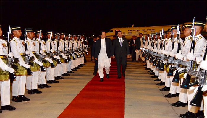 PM Imran reaches Malaysia for two-day official visit