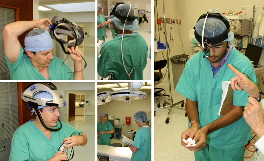 Surgeons design inexpensive headlamp to make operations safer in poor conditions