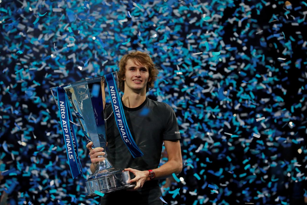 Zverev stuns Djokovic to claim ATP Finals title