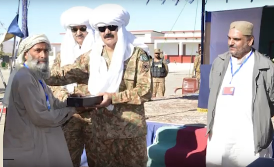 Quake affectees handed over model village’s homes & shops in Awaran: ISPR