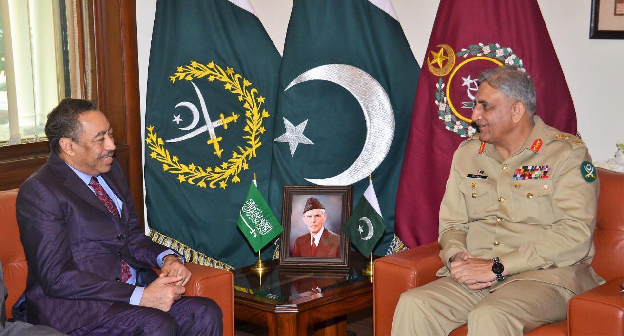 Army chief, Saudi assistant defence minister discuss regional security