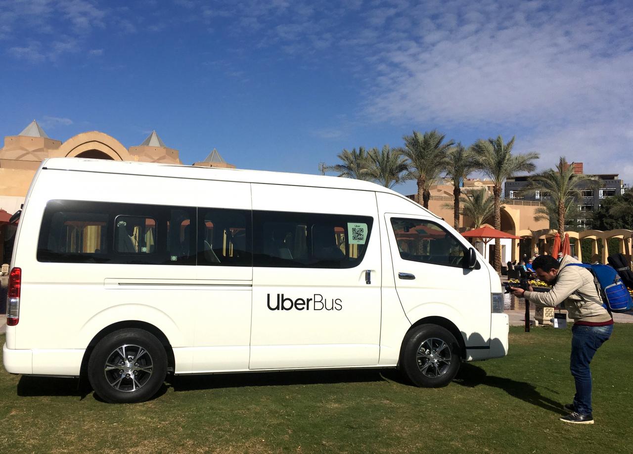 Uber launches bus-booking service in Egyptian capital