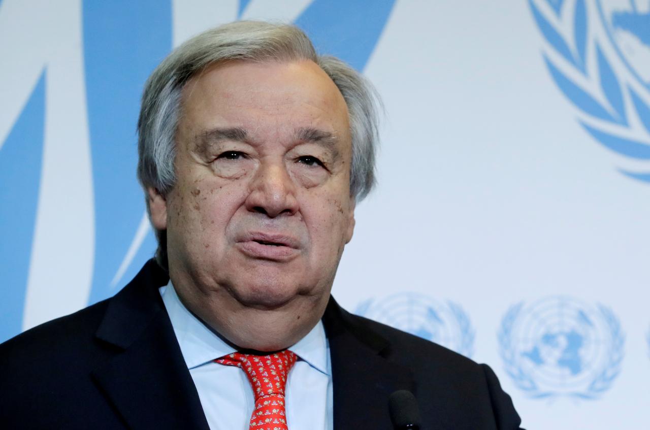 UN chief again urges Pakistan, India to de-escalate tension