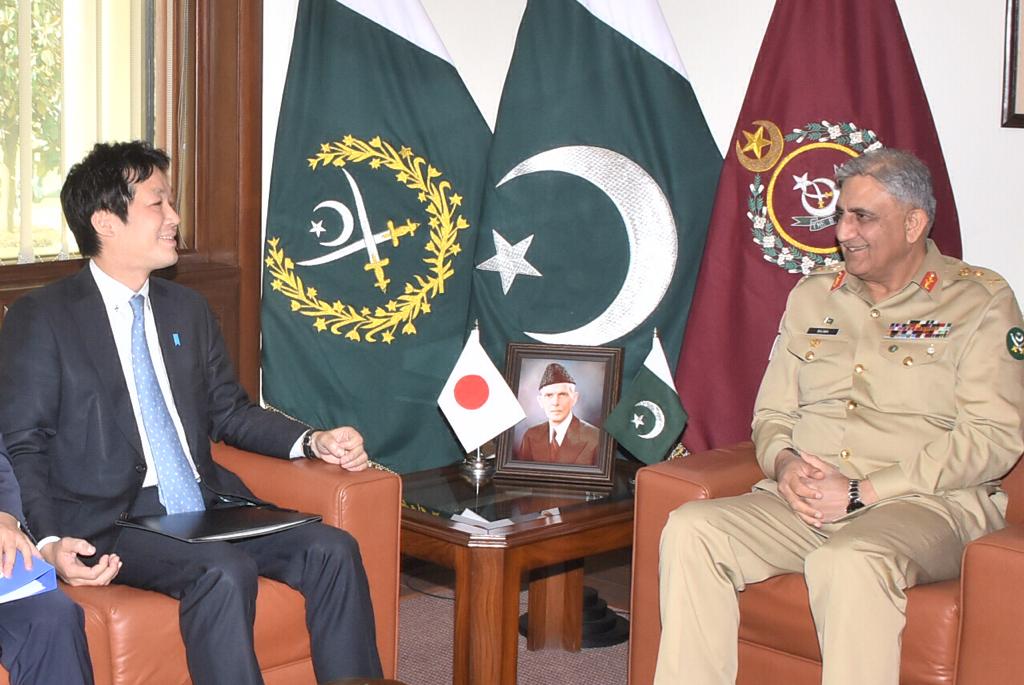 Japanese PM national security adviser calls on COAS Gen Bajwa