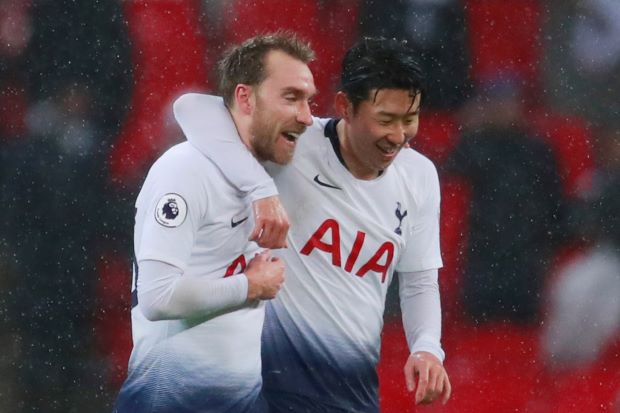 Footballer Eriksen strike gives Spurs last-gasp Burnley win