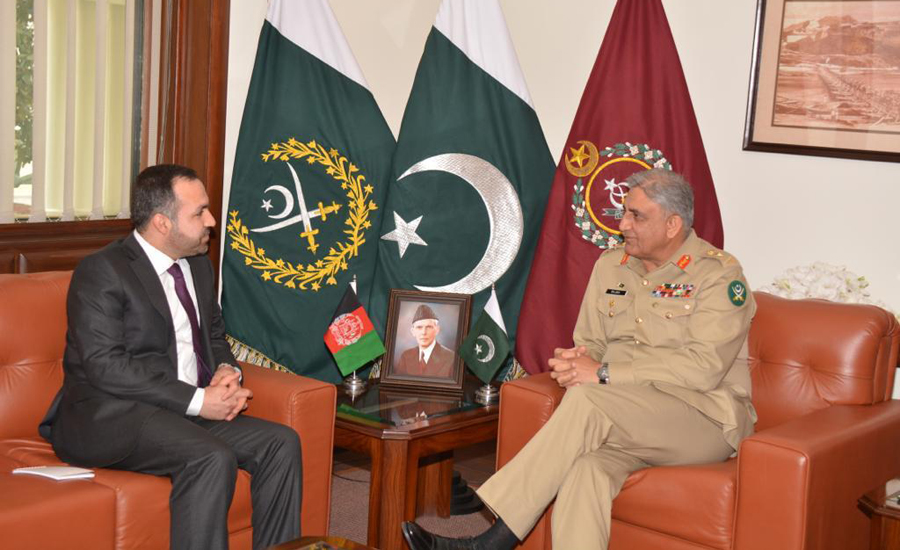 Afghan Ambassador Shukrullah Atif calls on COAS Gen Qamar Bajwa