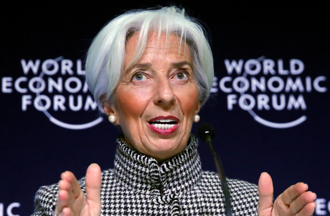 IMF, CEOs sound warnings as leaders gather in Davos