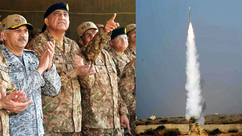 COAS, Chief of Air Staff witness firepower display by Pak Army