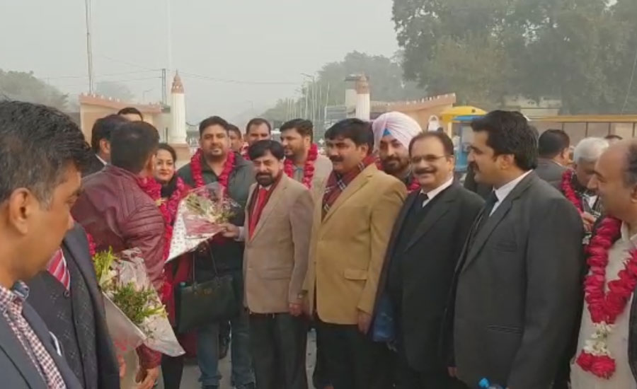 Indian lawyers’ delegation reaches Lahore