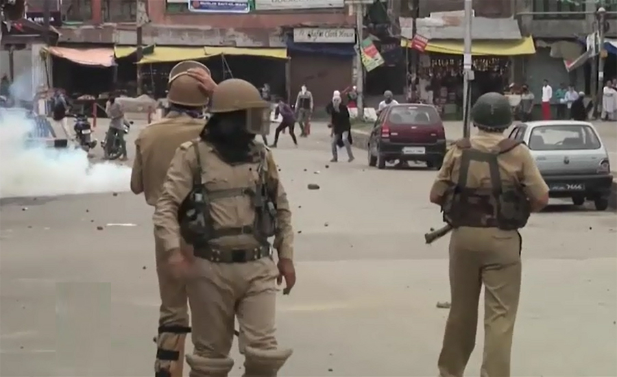 Complete shutdown against Indian polls cripples life in Occupied Kashmir