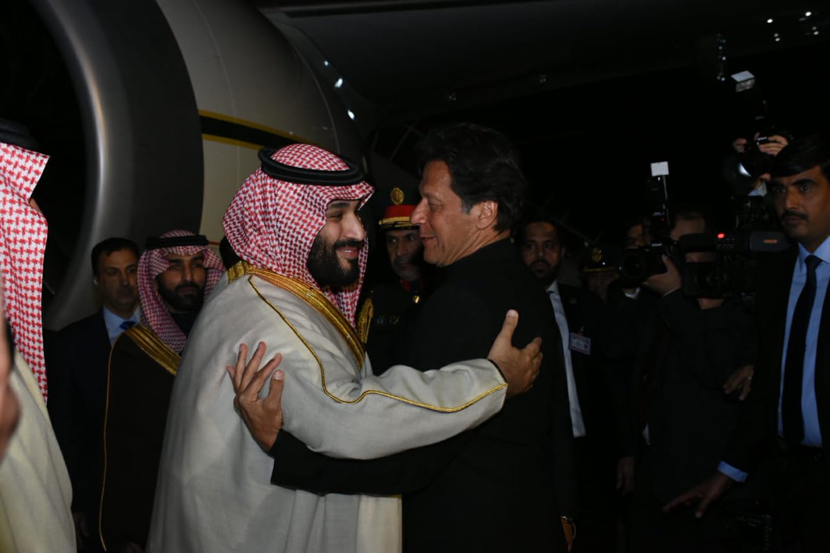 Saudi Crown Prince receives warm welcome on historic trip to Pakistan