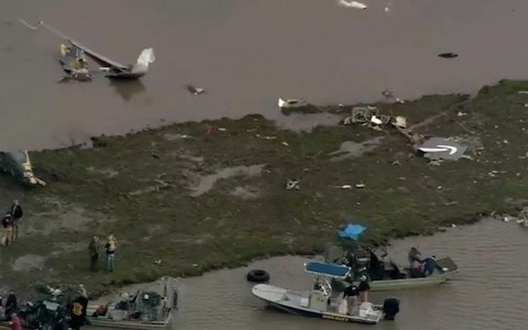 Cargo jet with three on board crashes near Houston airport