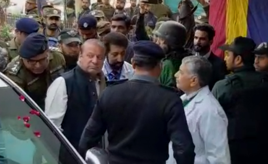 Nawaz Sharif shifted to Services Hospital for medical tests