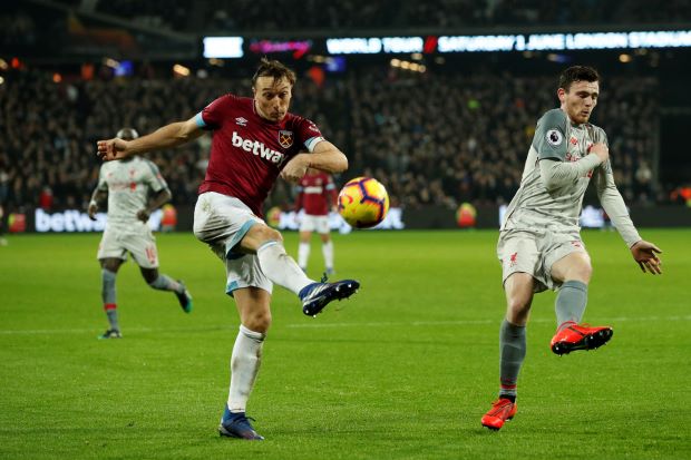 West Ham's Noble backs Liverpool to lift Premier League title