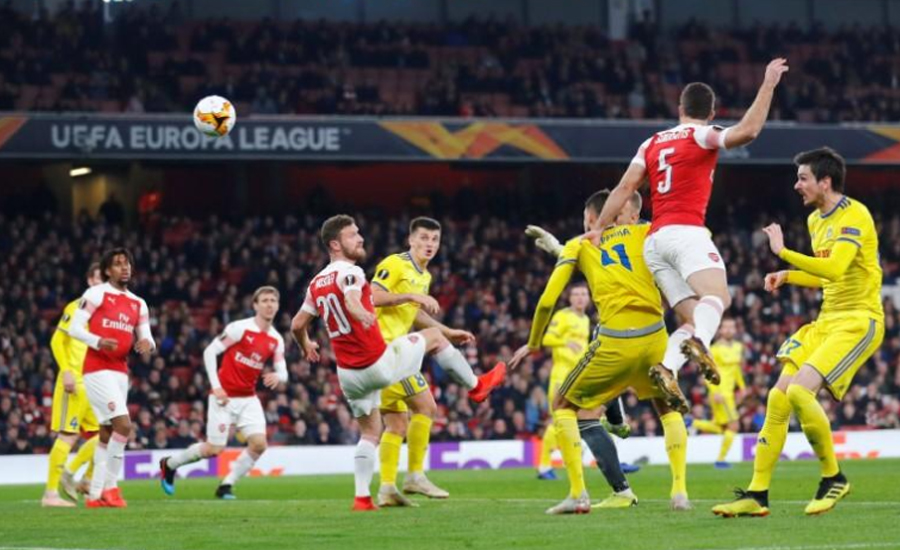 Arsenal, Chelsea march into Europa League last 16