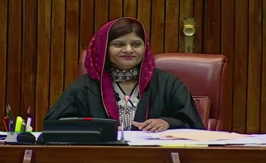 Senate chairman hands over his seat to Krishna Kumari on Int’l Women’s Day