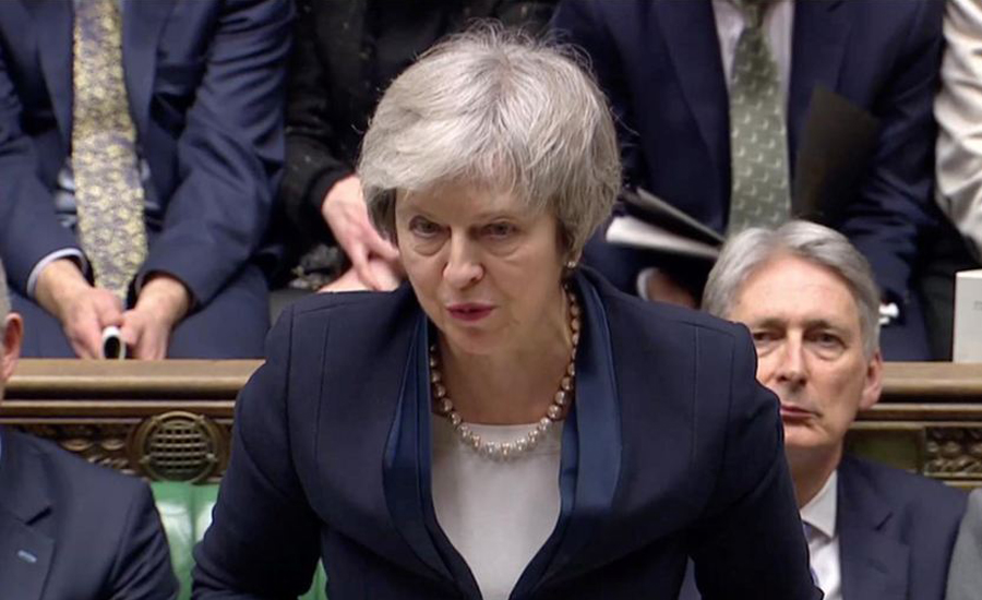 Parliament sinks May's Brexit deal again, EU braces for no-deal exit