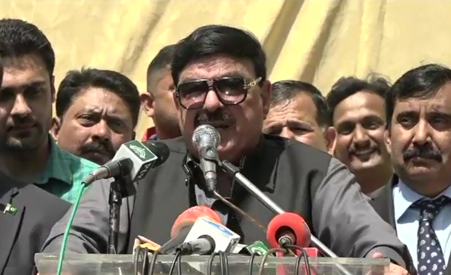 Nawaz, Zardari playing their last five overs, says Sheikh Rasheed