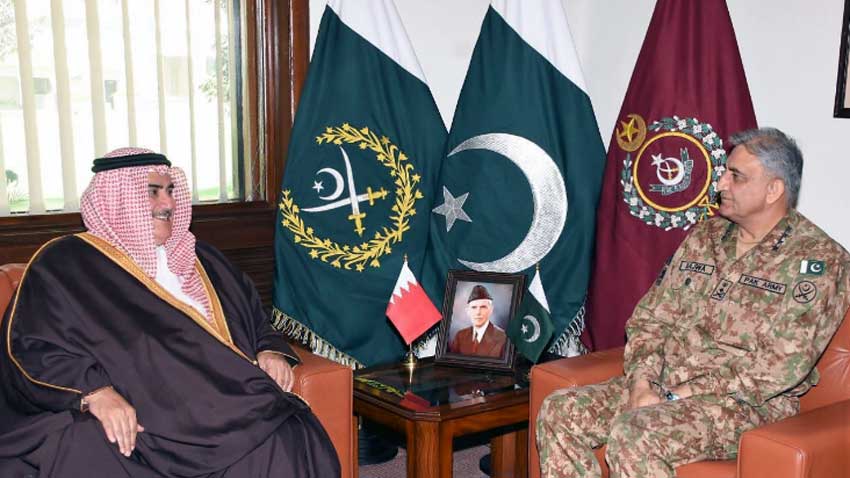 COAS, Bahrain FM discuss matters of mutual interest