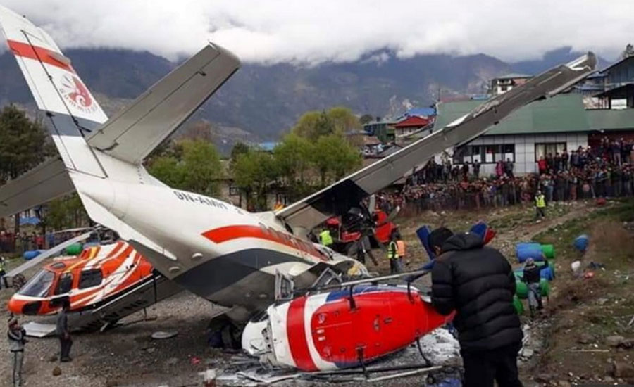 Three killed in aircraft runway accident near Everest