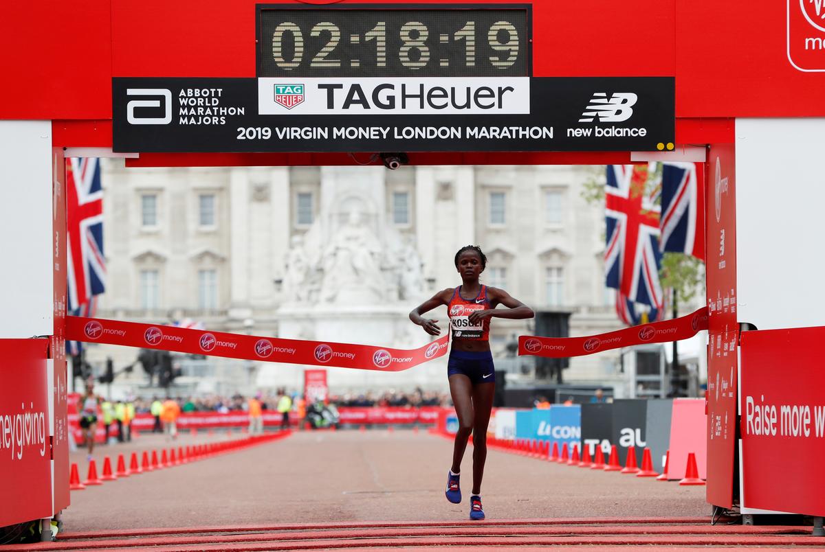 Kosgei beats favourites to win first London Marathon title