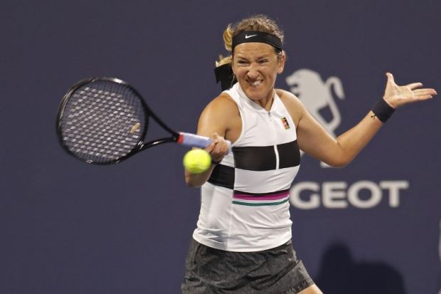 Azarenka upsets Kerber, faces Muguruza in Monterrey final