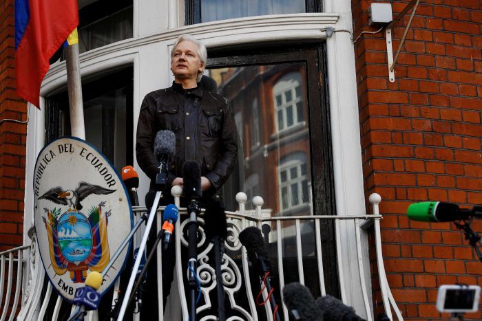 WikiLeaks says Julian Assange is being spied on in Ecuadorean embassy