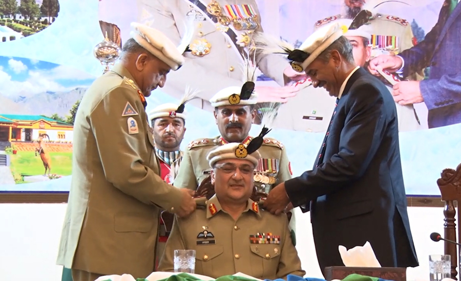 COAS installs Lt Gen Anwar Ali Hyder as Colonel Commandant of NLI Regiment