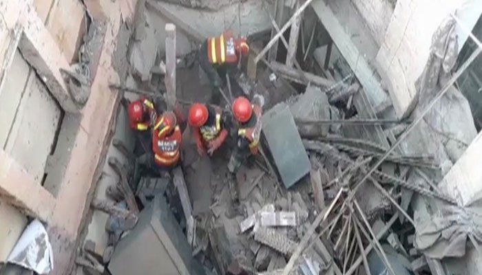 Two women among six killed in Lahore building collapse