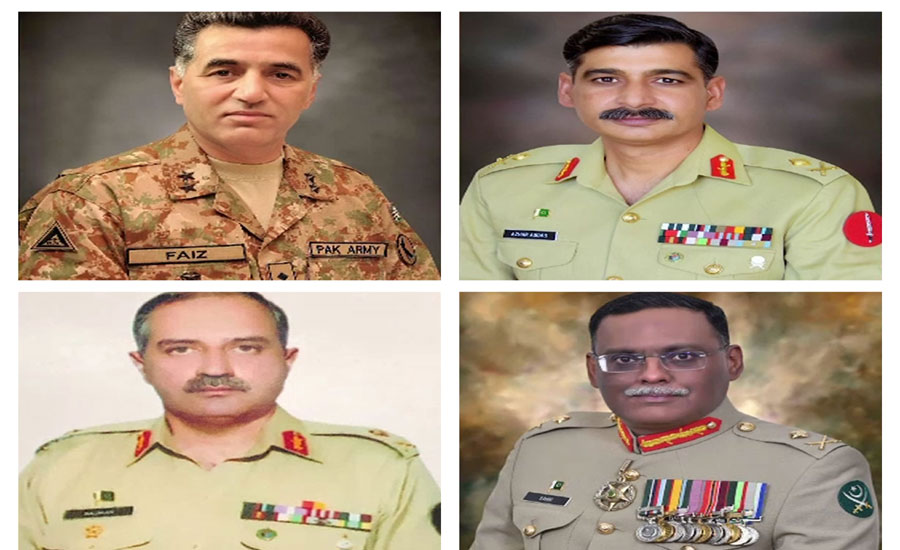 Four major generals promoted to lieutenant general: ISPR