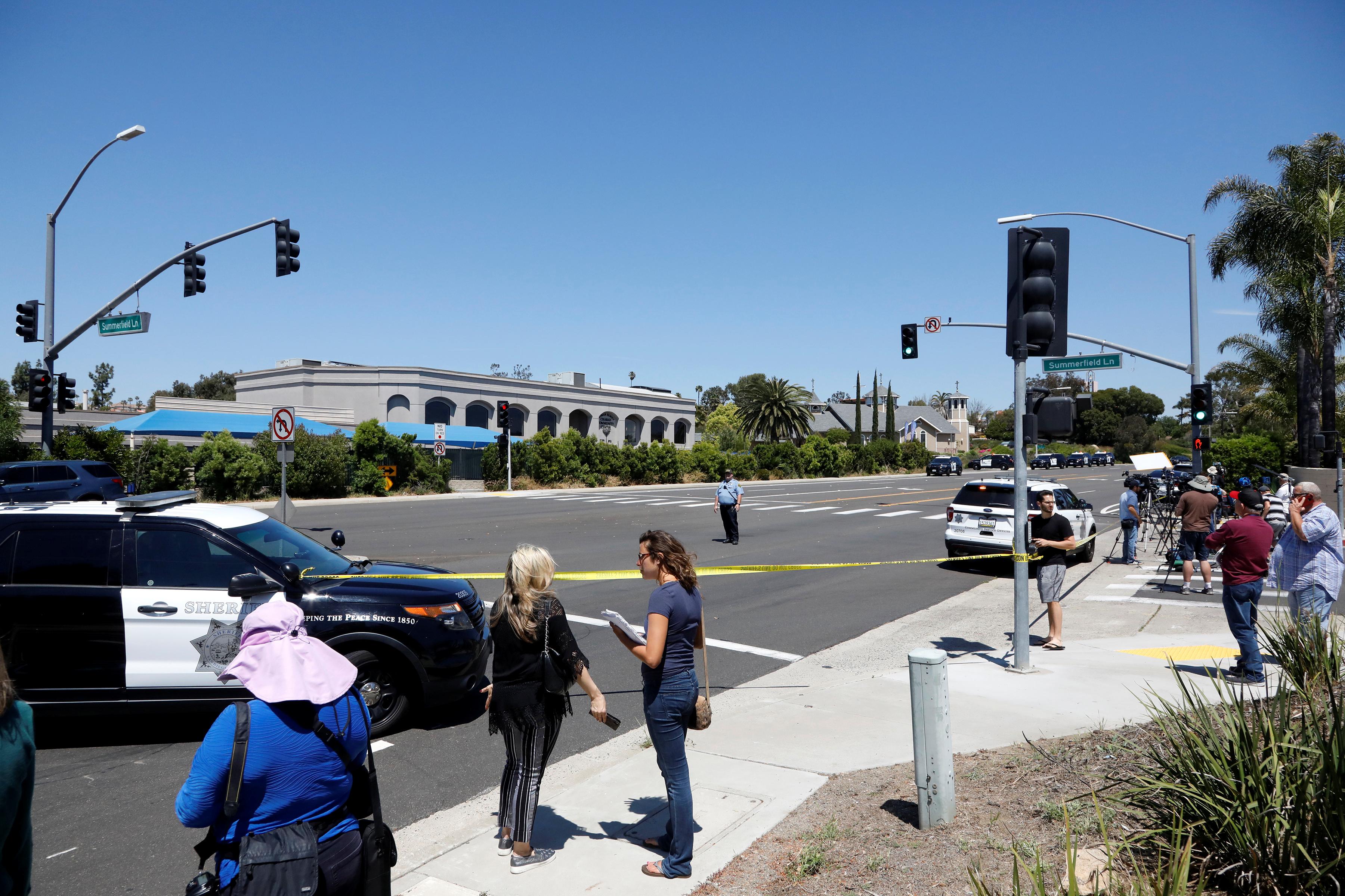 San Diego-area synagogue shooting leaves one worshipper dead, three wounded