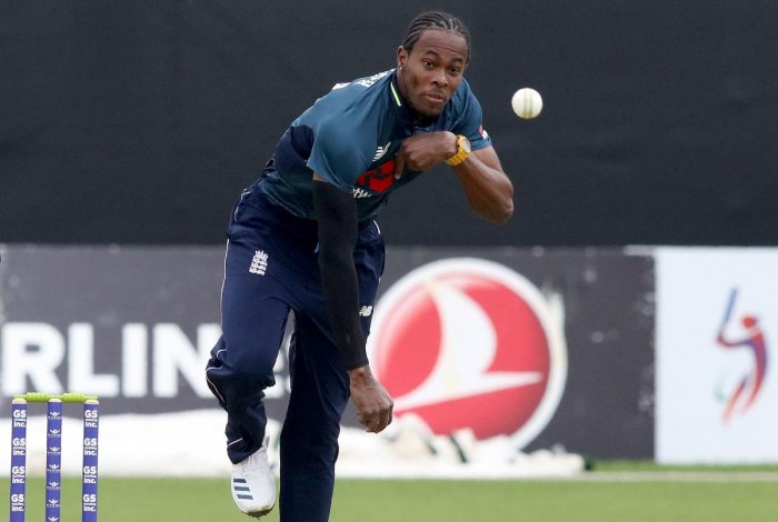 Jofra Archer makes much-heralded entry into England's World Cup squad